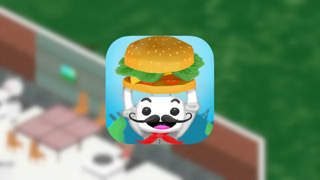 The Food Friends app icon over a blurred restaurant screenshot